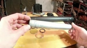 Зрительная, подзорная труба из линзы от кинопроектора