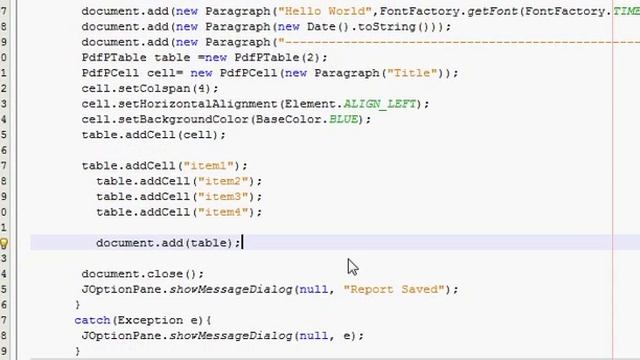Java prog@80 Reports Itext Add List смотреть онлайн