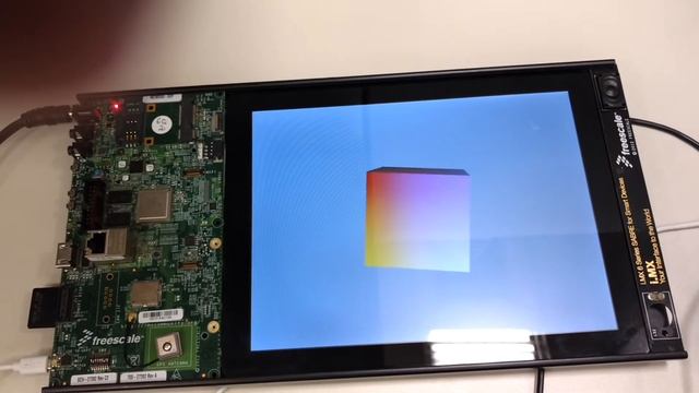 kmscube running on i.mx6 смотреть онлайн