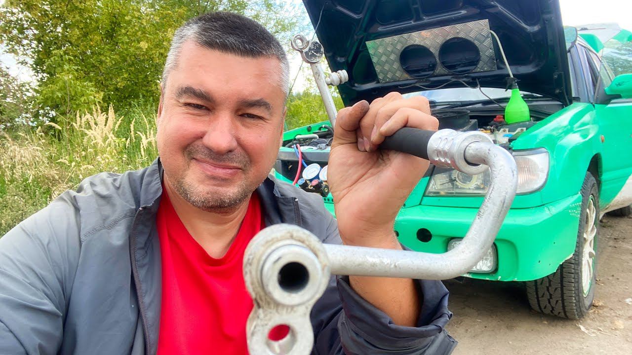 Ремонт шланга своими руками / Subaru Forester SF5 смотреть онлайн