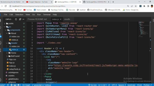 Hamburger Menu | Coding Practice 40 | REACT JS | NxtWave | CCBP 4.0 смотреть онлайн