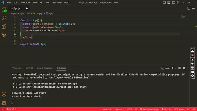Counter App using React code by Spaqoo смотреть онлайн