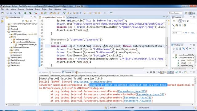 Selenium WebDriver | Part42 | TestNG Parameters - Test Case Parameterization in TestNG смотреть онлайн