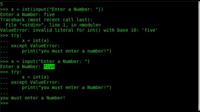 Python3 Tutorial 20 Error Handling Linux смотреть онлайн