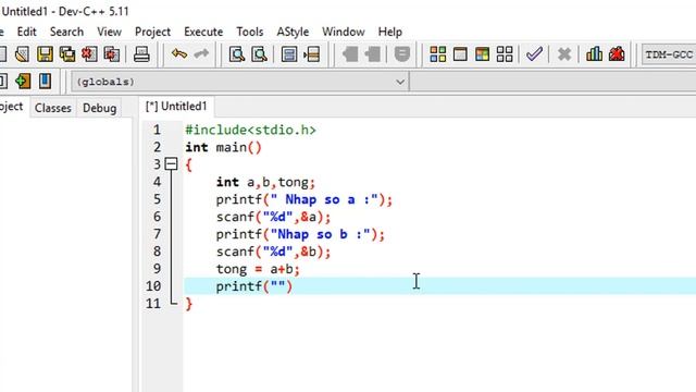 Bài 1: C++ Tính tổng của hai số a và b смотреть онлайн
