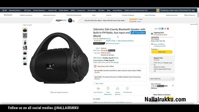 ?Top 5 Best Bluetooth speaker under ₹1000 in India | ❤️ Nallairukku Product Reviews смотреть онлайн
