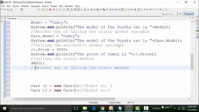 Why Do We Need To Create Object In Java | How To Create Object Examples part 2 | Java Course Videos смотреть онлайн