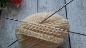 Красивый узор для шапок, кардиганов, джемперов.