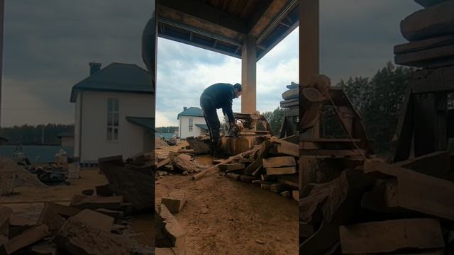 Камин в камне. Premium. Fireplace stone premium. смотреть онлайн