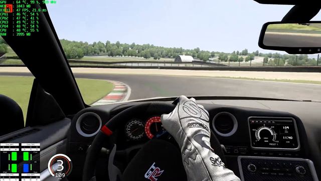 Assetto Corsa - Nissan GT-R Nismo - Mugello смотреть онлайн