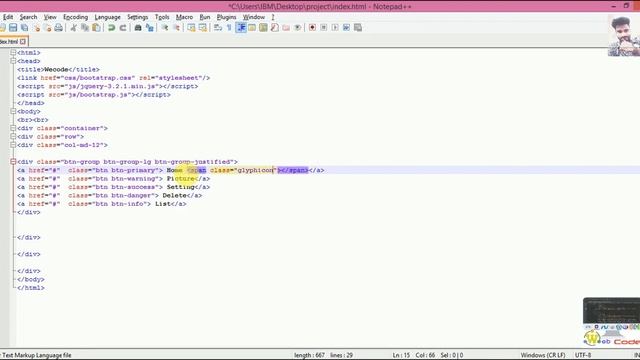 Bootstrap Tutorial in HINDI Part #10 "Glyphicon " смотреть онлайн
