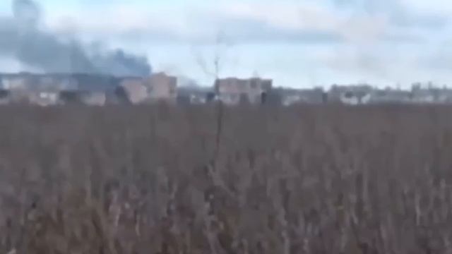 Так сейчас выглядит панорама Угледара, за который ведутся ожесточенные бои.