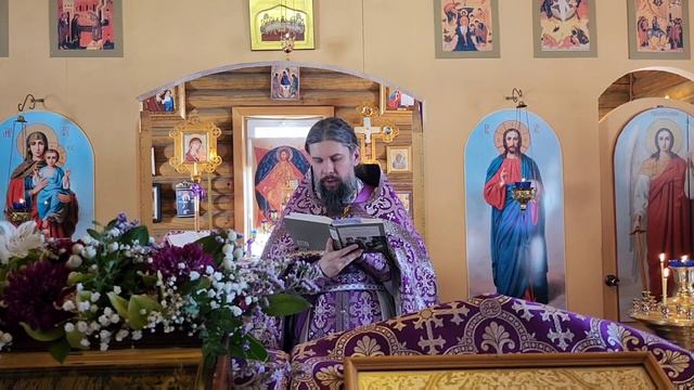 Окончание Литургии (12 марта 2023г.) смотреть онлайн