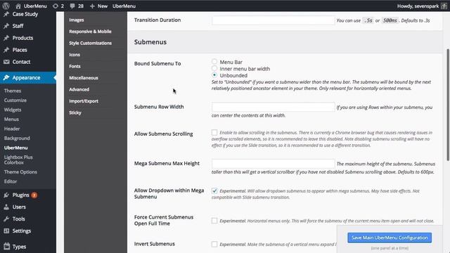 Uber Menu 3 - How to make your submenus go up instead of down (WordPress Mega Menu) смотреть онлайн