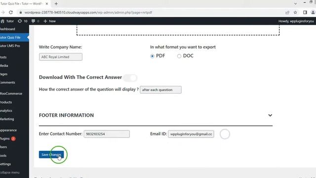 Tutor Quiz File Plugin Lets Student Download Quizzes in PDF or DOC смотреть онлайн