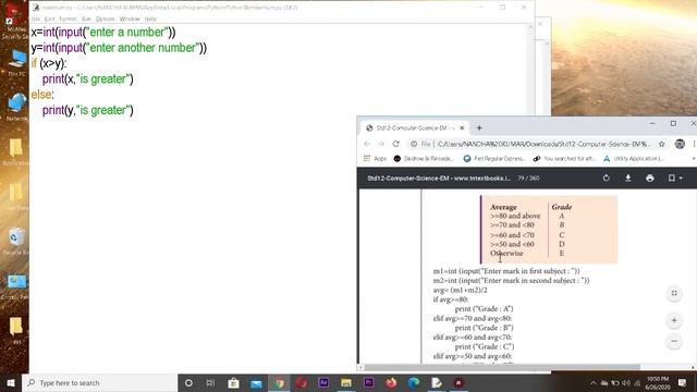 12th computer science chapter 6- python nested if-elif-else statement смотреть онлайн