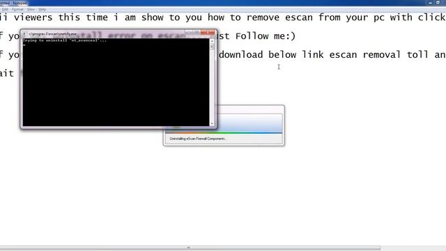 Solved "File"C:\Program Files\eScan\unins000.dat" does not exist. Cannot Uninstall" смотреть онлайн