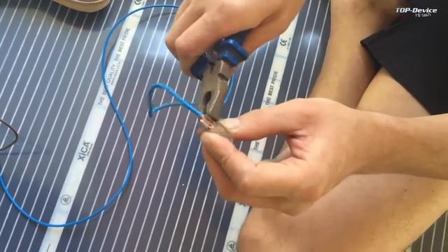 Укладка и монтаж инфракрасного теплого пола