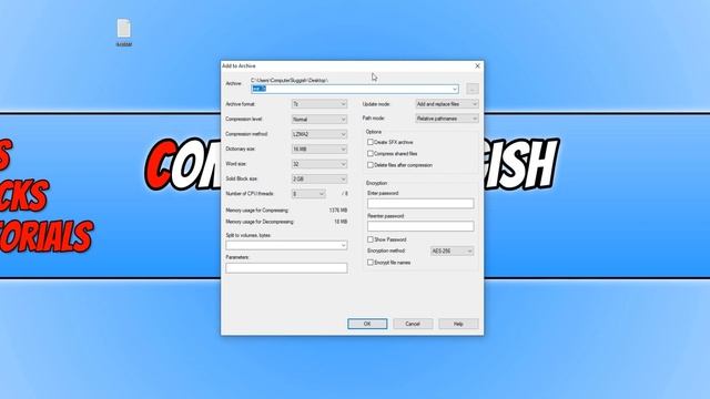 How To Password Protect A Zipped Folder Using 7-Zip Windows 10 Tutorial | Compress & Protect Files смотреть онлайн