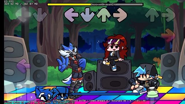 FNF - Vs Bob and Bosip Psych Engine Edition (Groovy Brass EX) смотреть онлайн