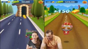 Водный забег в игре Том бег за золотом! Король Том против водного Тома от Каталекс!