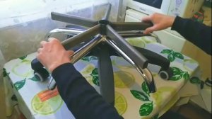 Меняем пятилучие(крестовина) и ролики на кресле