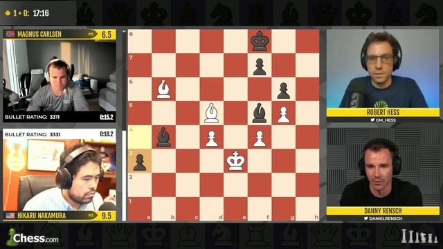 BULLET !!! Hikaru defeats Magnus in 32 one-minute games | NEW CHAMPION смотреть онлайн