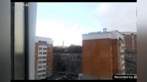 Небольшой заряд снега в Подольске 17 ноября 2023