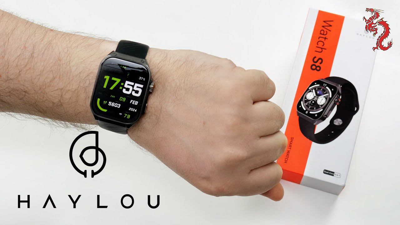 УМНЫЕ часы с изогнутым AMOLED экраном //HAYLOU Watch S8 смотреть онлайн