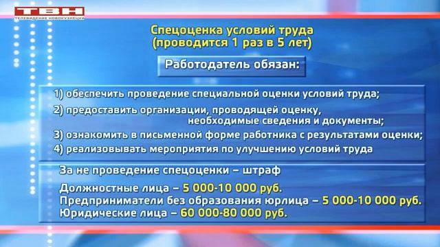 Оценка условий труда смотреть онлайн