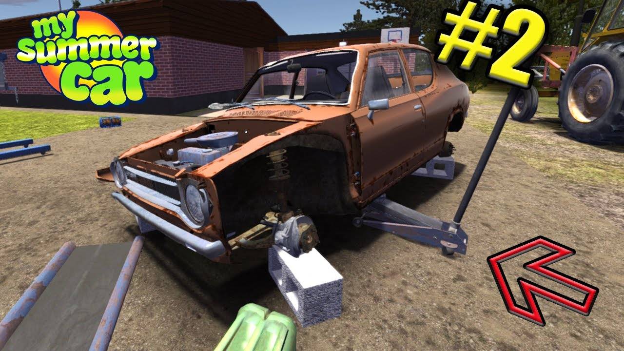УСТАНОВКА ДВИЖКА!#2 - My Summer Car