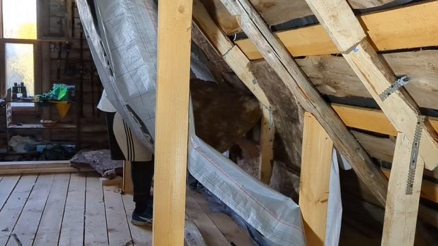 Делаем жилой чердак в деревянном доме смотреть онлайн