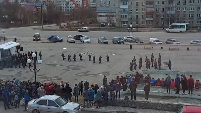 Кадеты Пермского президентского кадетский училища в Лысьве. 28.04.2021 г. смотреть онлайн
