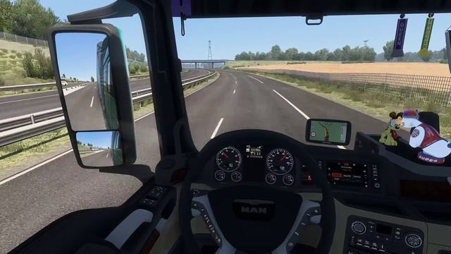 ETS2 1.41 - Euro Truck Simulator 2 - MAN TGX Euro6 - Toulouse (F) to Barcelona (E) смотреть онлайн