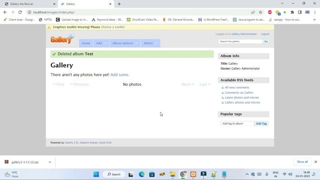 How to Fix error "Gallery is not supported on Windows (PHP reports that you're using: WINNT)" смотреть онлайн