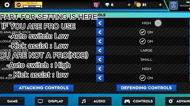 Best Setting for (Game, Display, Auto, Controls, Advanced) For Dream League Soccer 2023 (DLS23) смотреть онлайн
