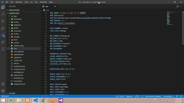 Laravel 8 - How to install laravel 8 via composer and setup file and database смотреть онлайн