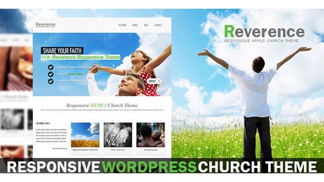Reverence - Church Responsive WordPress HTML 5 The | Themeforest Website Templates and Themes смотреть онлайн