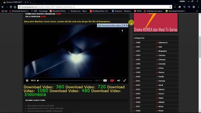 CARA DOWNLOAD FILM DI SITUS BIOSKOPKEREN +( SUBTITLE INDONESIA) смотреть онлайн