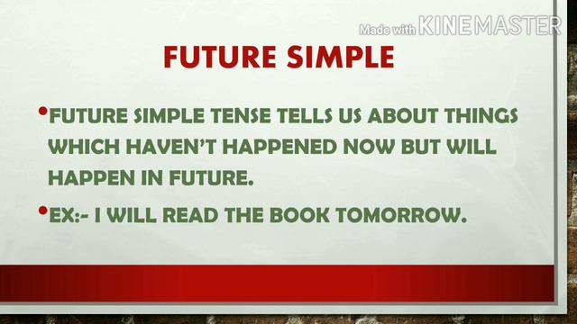 SIMPLE AND CONTINUOUS TENSE