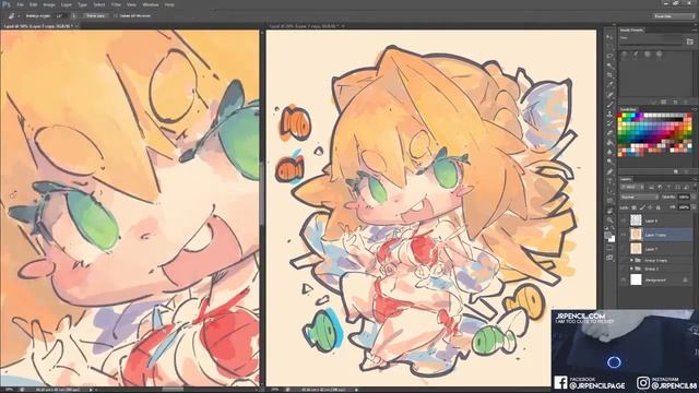 [ 559 - Timelapse ] Let's draw Nero Claudius from Fate Grand Order | Swimsuit Edition смотреть онлайн