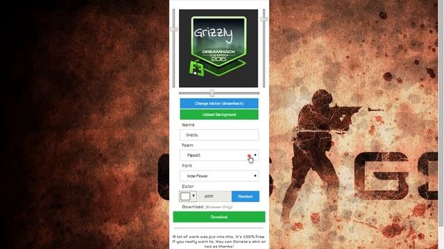 Как сделать свой автограф в CS:GO! смотреть онлайн