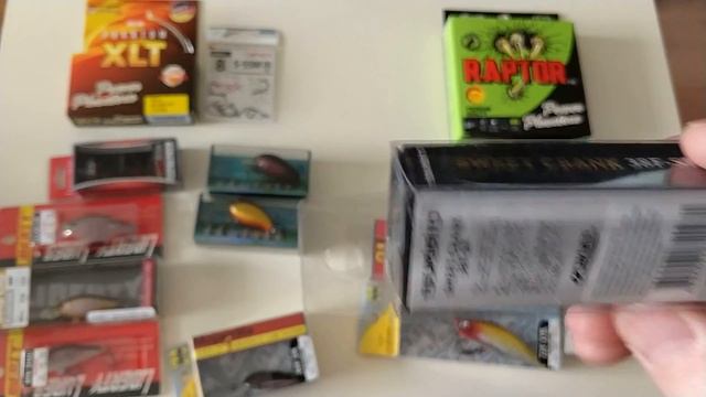 Unboxing посылки (воблеры, блесны, плетенка) по заказу fMagazin смотреть онлайн