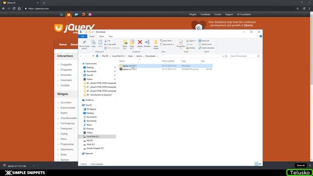 #48 JQuery UI Including JQuery UI in Project смотреть онлайн