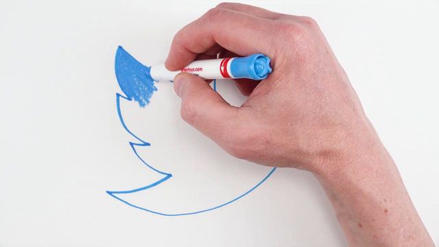 How to Draw Twitter Logo Easy art Tutorial смотреть онлайн