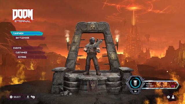 DOOM ETERNAL Title Screen, Except it plays the Animal Crossing New Horizons Title Theme. смотреть онлайн