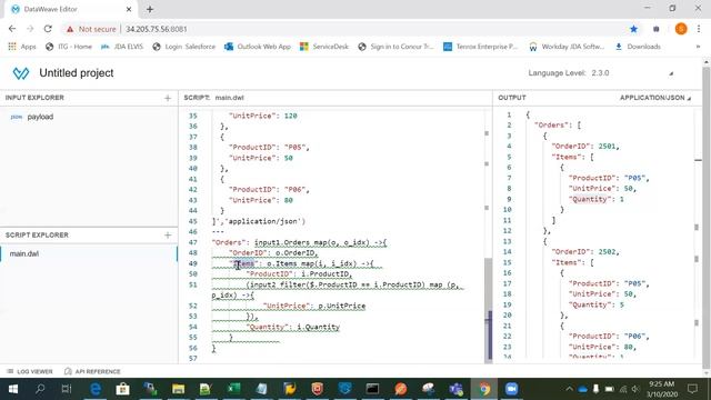 Mule-4|Mulesoft| Compare two payloads and Merge using Dataweave 2.0 смотреть онлайн