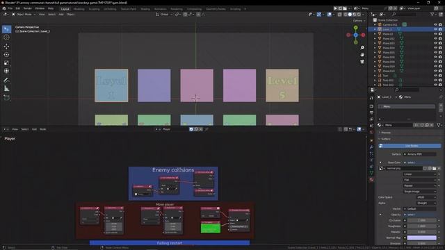 Building a simple game in Armory 3D - Beginners tutorial part 2 #armory3d смотреть онлайн