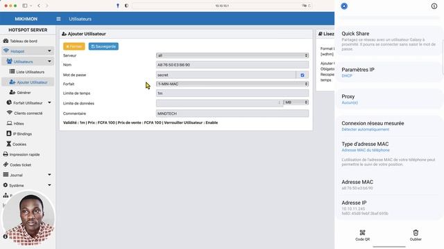 MikroTik Trucs & Astuces - Auto Connexion par MAC avec MIKHMON - MINDTECH смотреть онлайн