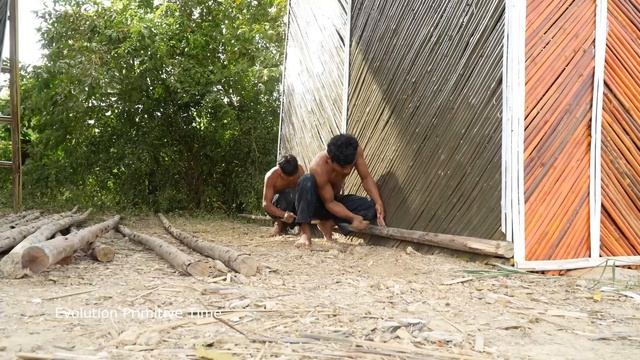 [Full] Building A Bamboo Resort House, Bamboo Slide, Brick Swimming Pool & Bamboo Umbrella